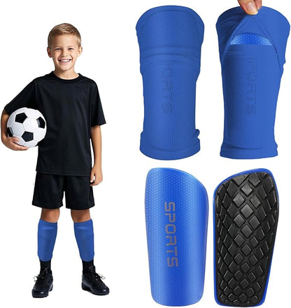 Shin Guards Soccer Kids 2025 Version High-Density Foam Soccer Shin Guard with Sleeves Shin