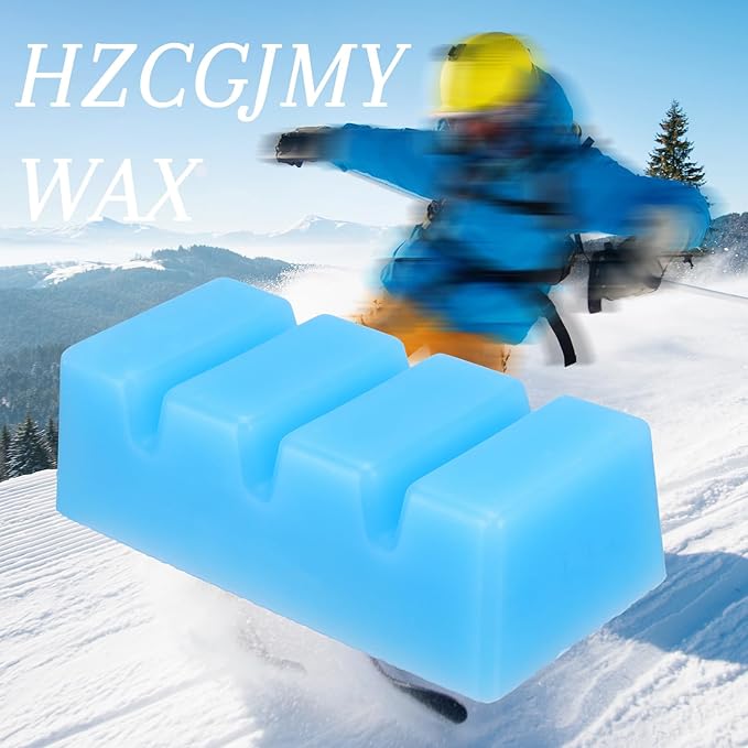 2.8LB Snowboard and Ski Wax, 2Pcs Universal Snow Block Wax Ski and Snowboard Racing Wax for