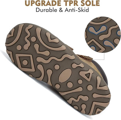 Mishansha Kids Hiking Boots Toddler Girls Boys Hiking Shoes Water-Resistant Anti-Collision Non-Slip