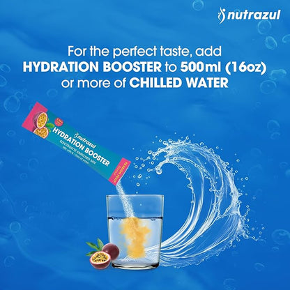 nutrazul Hydration Booster | Supports Rapid Hydration | Electrolyte Enriched Mix | No Artificial