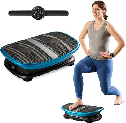 Lifepro Voice-Controlled Linear Vibration Plate ??Whole Body Curved Vibrating Platform with Heat