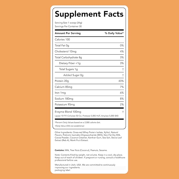 Clean Simple Eats Whey Protein Powder, Chocolate Peanut Butter Flavor Naturally Sweetened, 100%