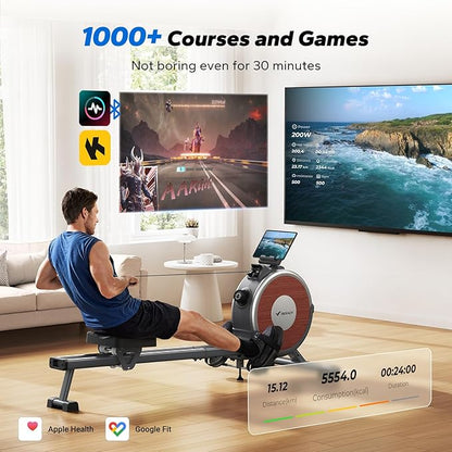 MERACH Rowing Machines for Home, Magnetic Rowing Machine with 16 Levels, Rower Machine of Quiet
