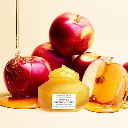 Farmacy Hydrating Face Mask - Honey Potion Plus Nourishing Skincare Facial Mask with Niacinamide