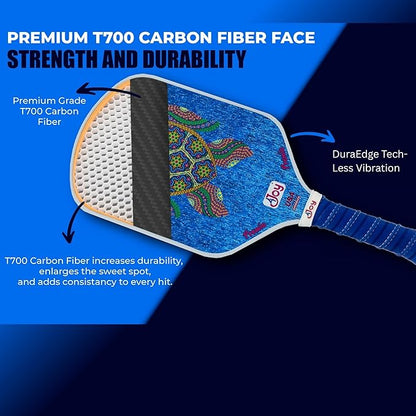 4Joy Pickleball Paddle Premio Series - Thermoformed Premium T700 Carbon Fiber Pickleball Paddless