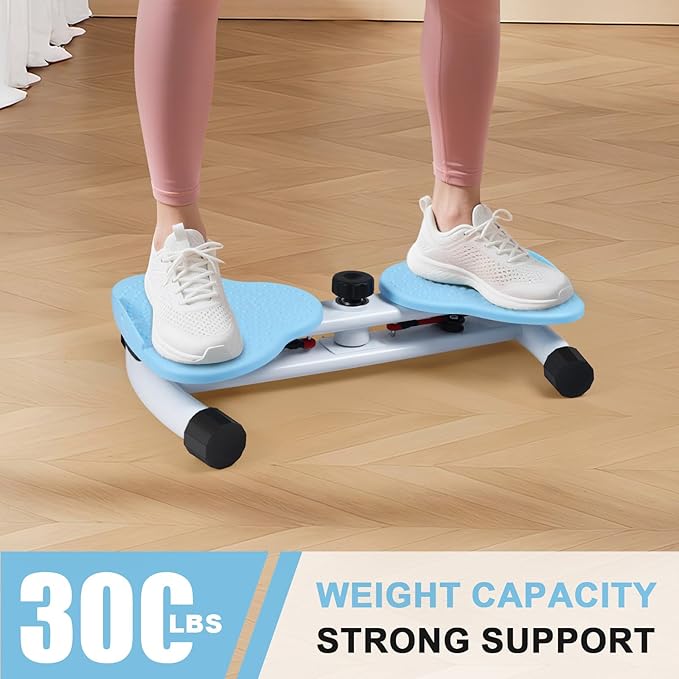 Waist Twister Machine, Ab Twister Board with Resistance Bands - 300 lbs Capacity Home Exercise
