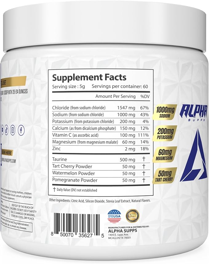 Lytes - Electrolyte Powder Daily Hydration Drink Mix - Sugar-Free, Zero Calorie Instant Formula