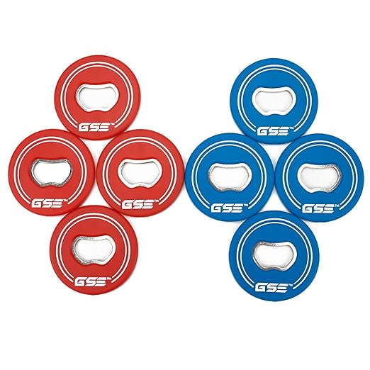 GSE Games & Sports Expert Set of 8 Replacement Washers with Bottle Opener for Washer Toss Game