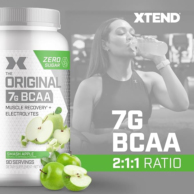 Xtend XTEND Original BCAA Powder 7g BCAA and 2.5g L-Glutamine, Sugar Free Post Workout Muscle