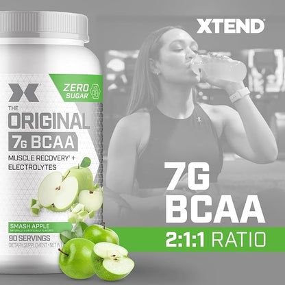 Xtend XTEND Original BCAA Powder 7g BCAA and 2.5g L-Glutamine, Sugar Free Post Workout Muscle