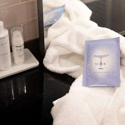 Dermaroller, Silk Face Masks Intensive Hyaluronic Acid Moisturizer with Matriyxl 3000 Tocopherol