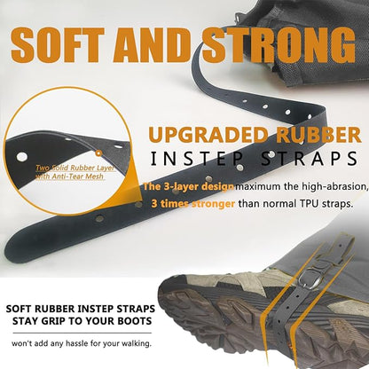 Frelaxy Leg Gaiters Ultra HIGH-Performance Hunting Gaiters, 100% Waterproof Hiking Gaiters with