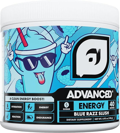 Advanced Energy - Energy Boosting Formula with Electrolytes for Hydration - L-Theanine to Combat