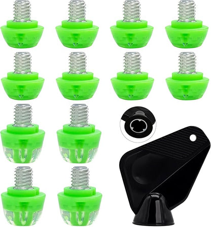 Soccer Cleat Studs, Replacement TPU Football Spikes with Wrench, Lightweight & Durable for Adidas