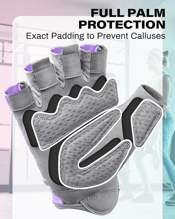 VINSGUIR Workout Gloves for Women and Men, Breathable Weight Lifting Gloves for Gym Exercise