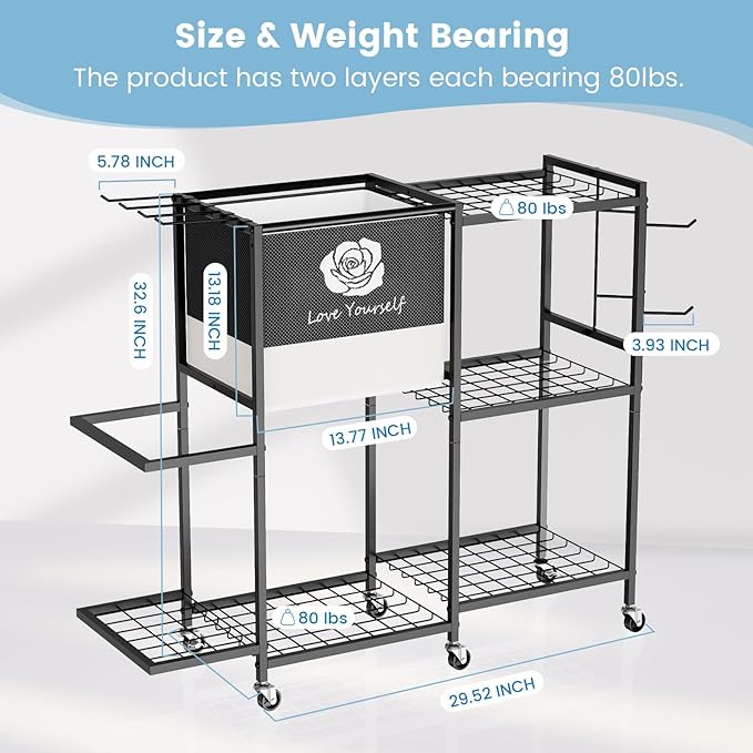 Yoga Mat Storage Rack，Home Gym Storage Rack Gym Workout Equipment Storage Organizer Fitness Weight