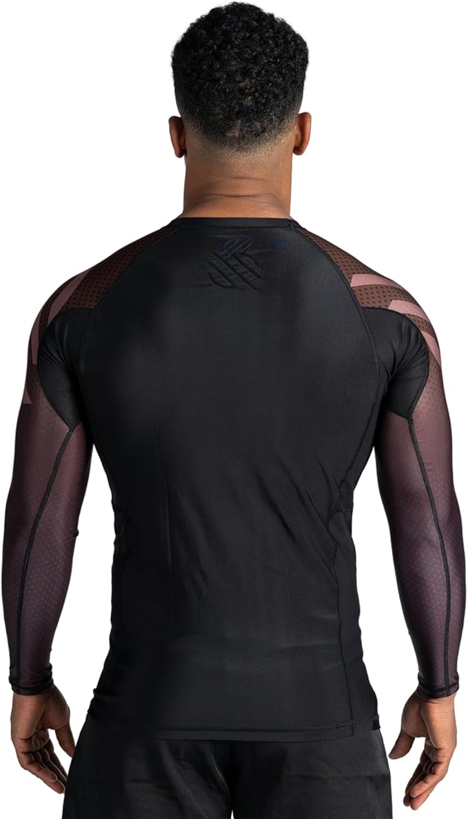Sanabul Essential Long Sleeve Compression Training Rash Guard for MMA BJJ Wrestling Grappling and