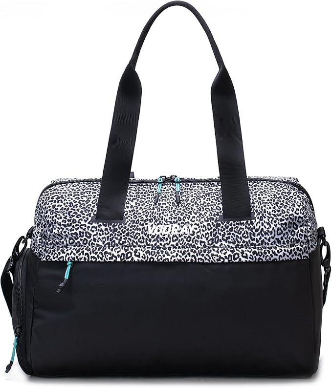 Vooray 25L Trainer Duffel Bag – Lightweight Travel Bag, Sports Gym Bag for Women and Men with Shoe