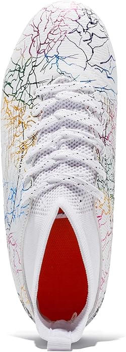 Boy Soccer Cleats Big Kids Soccer Shoes Professional Soccer Cleats Shoes,Unisex Soccer Sneakers for
