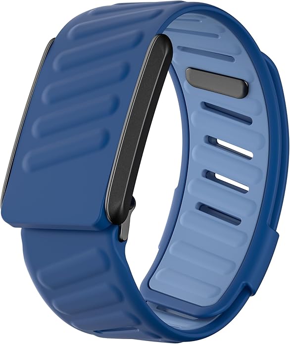 Comfort Durable Silicone Wristband Compatible with WHOOP 4.0 Band, Soft Silicone Sports Loop Strap