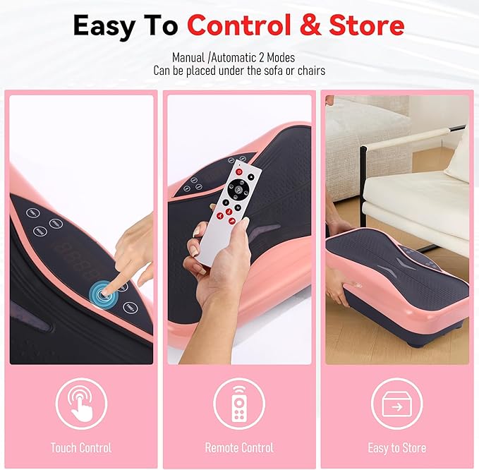 Whole Body Vibration Plate Exercise Machine ??Power Vibrating Plate for Lymphatic Drainage Weight