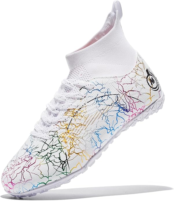 Boy Soccer Cleats Big Kids Soccer Shoes Professional Soccer Cleats Shoes,Unisex Soccer Sneakers for