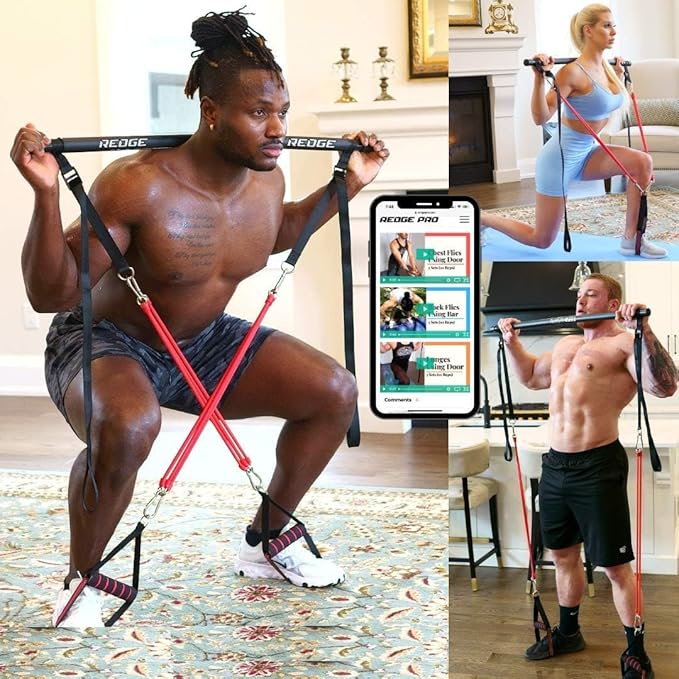 Redge Fit™ Complete Portable Full Body Home Gym Park Workout Set I Best Gift for Christmas I