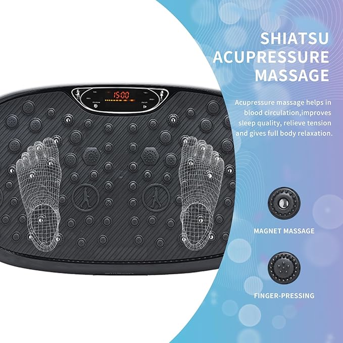 EILISON FitMaxx 3D XL Vibration Plate Exercise Machine - Whole Body Workout Vibration Platform