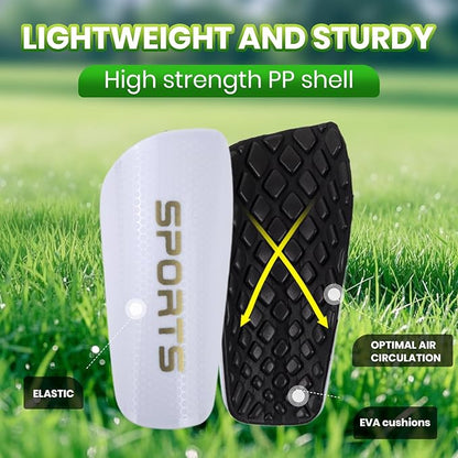 Shin Guards Soccer Kids 2025 Version High-Density Foam Soccer Shin Guard with Sleeves Shin
