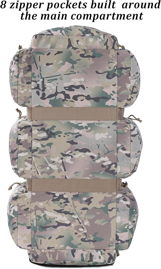 100L Large Military Duffle Bag Deployment Duffel Bag Sports Equipment Travel Luggage Bag with