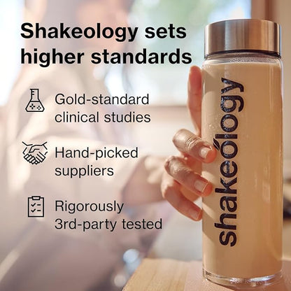 Shakeology 0g Added Sugar Plant Based Protein Powder Blend, Gluten-Free Shake with Vitamins and