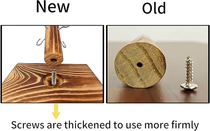 Ring Toss Games for Adults,Wooden Hook and Tossing Game,Hook and Ring Games 2-4-Player PK, Ring