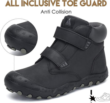 Mishansha Kids Hiking Boots Toddler Girls Boys Hiking Shoes Water-Resistant Anti-Collision Non-Slip