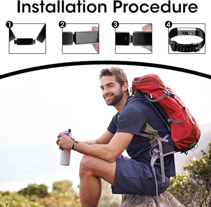 Watch Bands Replacement for ID115plus HR, Very Fit Pro Activity Fitness Tracker Wrist Bands Set