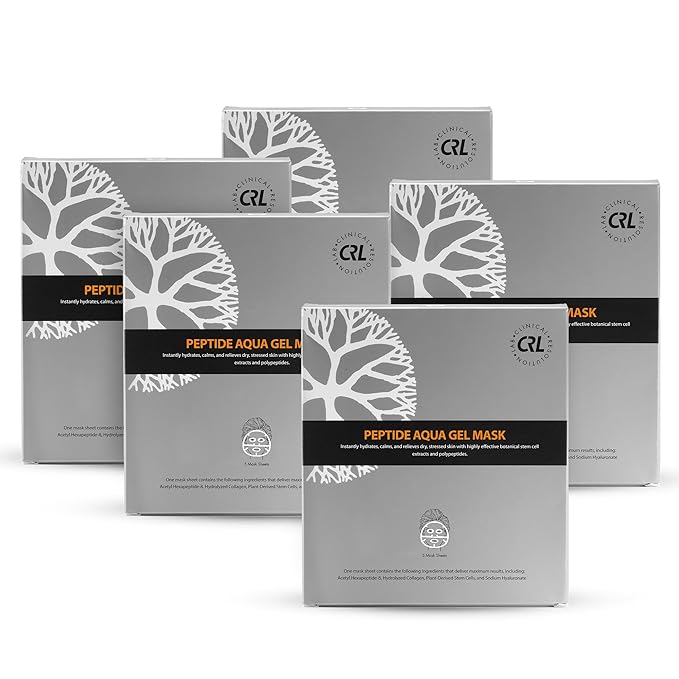 Clinical Resolution Peptide Aqua Gel Mask Instant Hydration, Soothing, Cooling Post-Treatment &