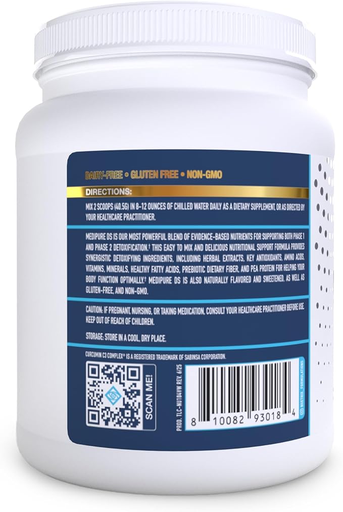 NuEthix Formulations Medipure DS with Pea Protein Phase 1 & 2 Detoxification System, Supplement to