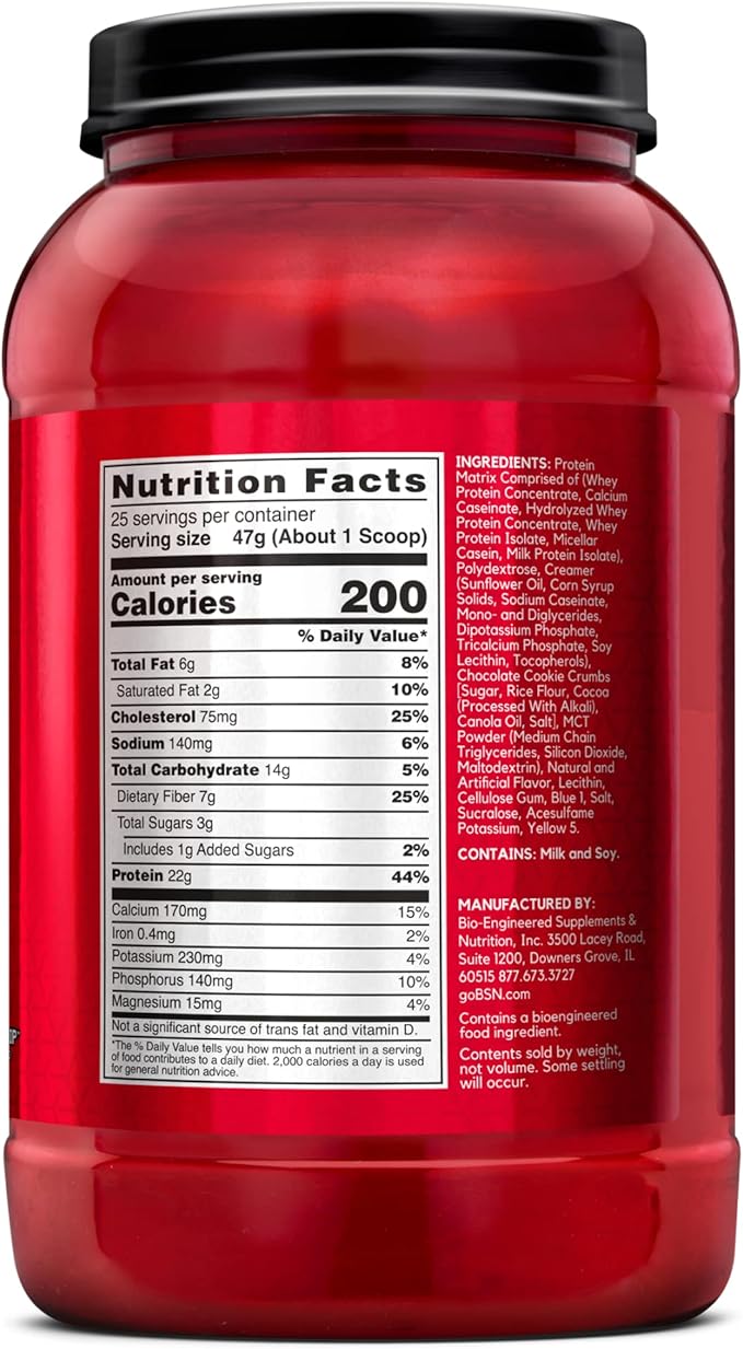 BSN Syntha-6 Whey Protein Powder, Cold Stone Creamery- Mint Mint Chocolate Chocolate Chip Flavor