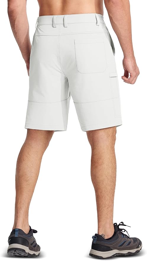 MAGCOMSEN Men's Hiking Cargo Shorts Quick Dry Lightweight 9" Golf Shorts Summer Casual Work Outdoor