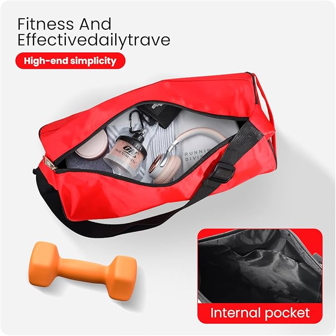C&F BOGMOST Small Gym Bag for Women & Men,Small Lightweight Duffel Bag Carry On Bags Mini Duffel