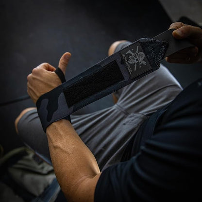 Iron Infidel Wrist Wraps for Weightlifting - 18" and 24" Heavy Duty Support for Working Out, Gym
