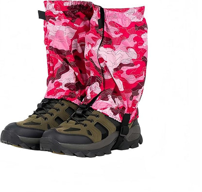 Leg Gaiters, Waterproof,Lightweight and Adjustable, Snow Boot Gaiters, for Men and Women Hiking