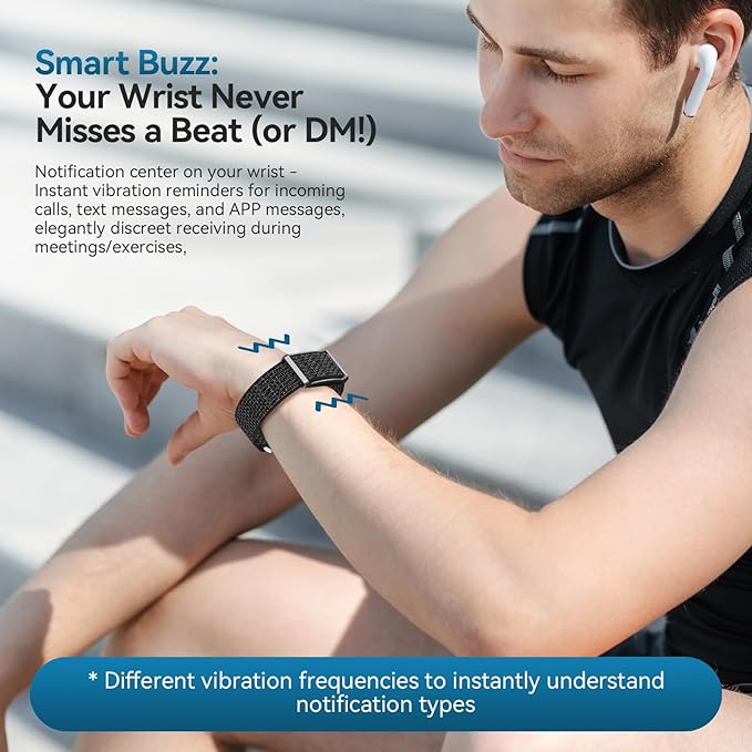 Fitness Tracker,Wearable Health Smart Bracelet Band with Blood Oxygen 170+ Sport Mode 60-Day