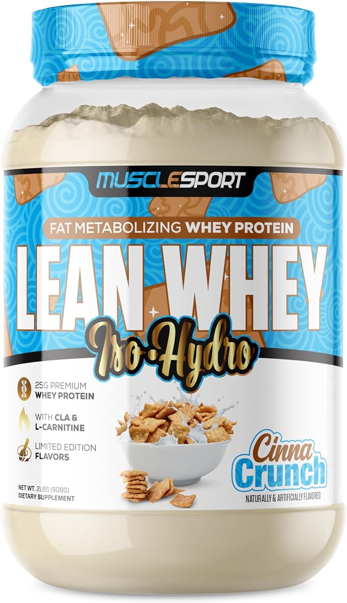 Musclesport Lean Whey Revolution??Protein Powder - Whey Protein Isolate - Low Calorie, Low Carb