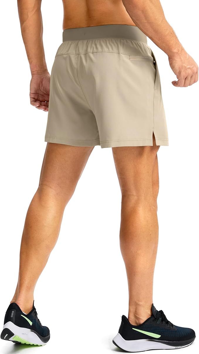 Men's Running Shorts with Zipper Pockets 9 Inch/ 7 Inch / 5 Inch Lightweight Quick Dry Gym Workout