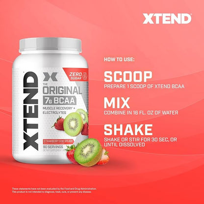 Xtend XTEND Original BCAA Powder 7g BCAA and 2.5g L-Glutamine, Sugar Free Post Workout Muscle