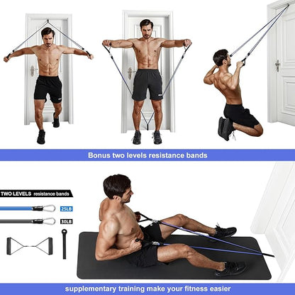 Ally Peaks Pull Up Bar for Doorway | Thickened Steel Max Limit 440 lbs Upper Body Fitness Workout
