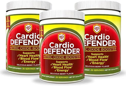 3 Pack, Nitric Oxide Booster Powder ??L-Arginine 5,200mg + L-Citrulline 1,200mg ??Heart Health