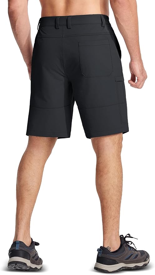 MAGCOMSEN Men's Hiking Cargo Shorts Quick Dry Lightweight 9" Golf Shorts Summer Casual Work Outdoor