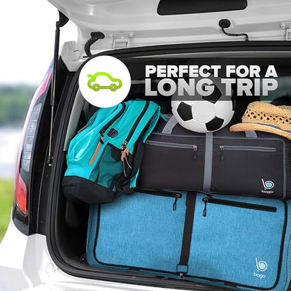 Bago Foldable Duffel Bags for Traveling Women & Men - 60L Medium Packable Duffle Bag for Travel