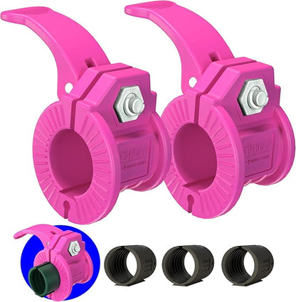Barbell Clips 1 Inch Quick Release Weight Clamps 0.9-1.18inch Multi-Size Adjustable Olympic Clamps